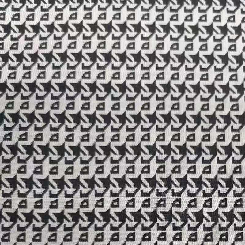 High-end black and white tencel jacquard (high quality, environmental protection, high-end)