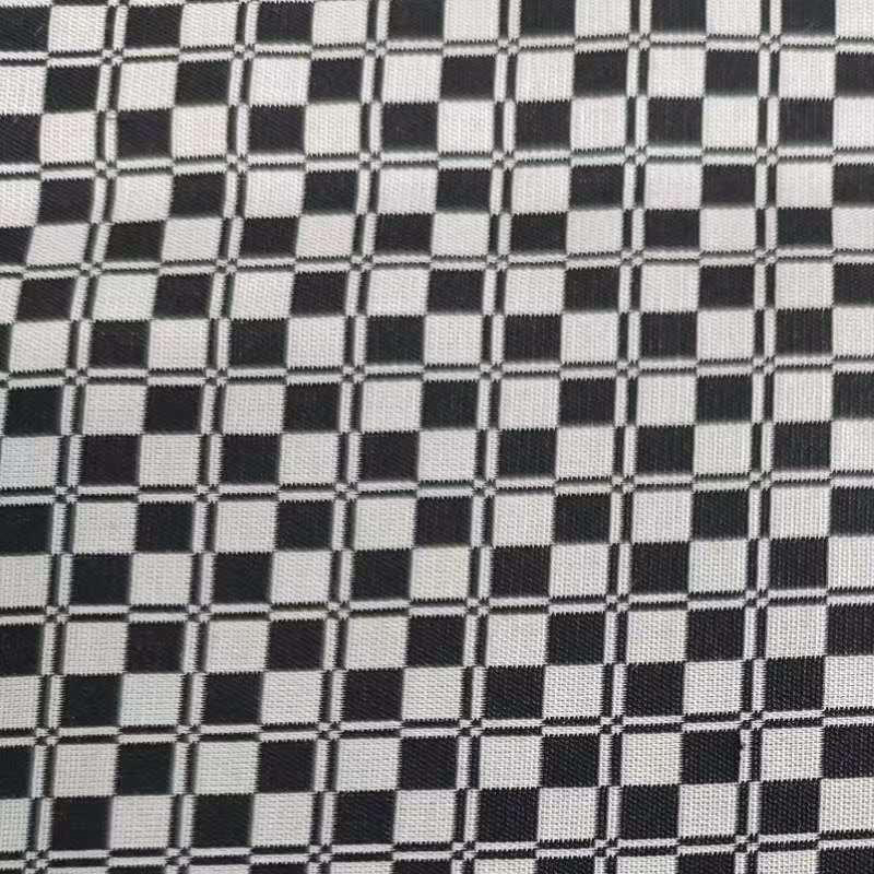 High-end black and white tencel jacquard (high quality, environmental protection, high-end)