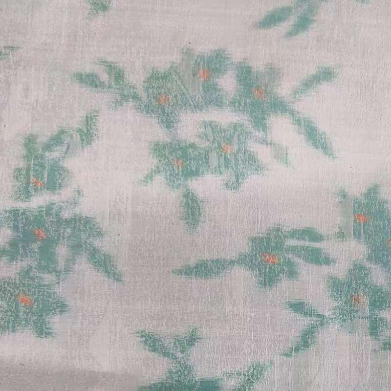 Unique printed jacquard fabric