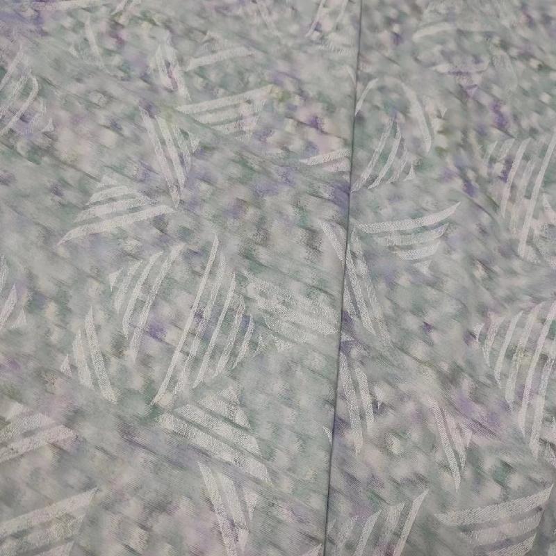 New high-end printed jacquard fabric
