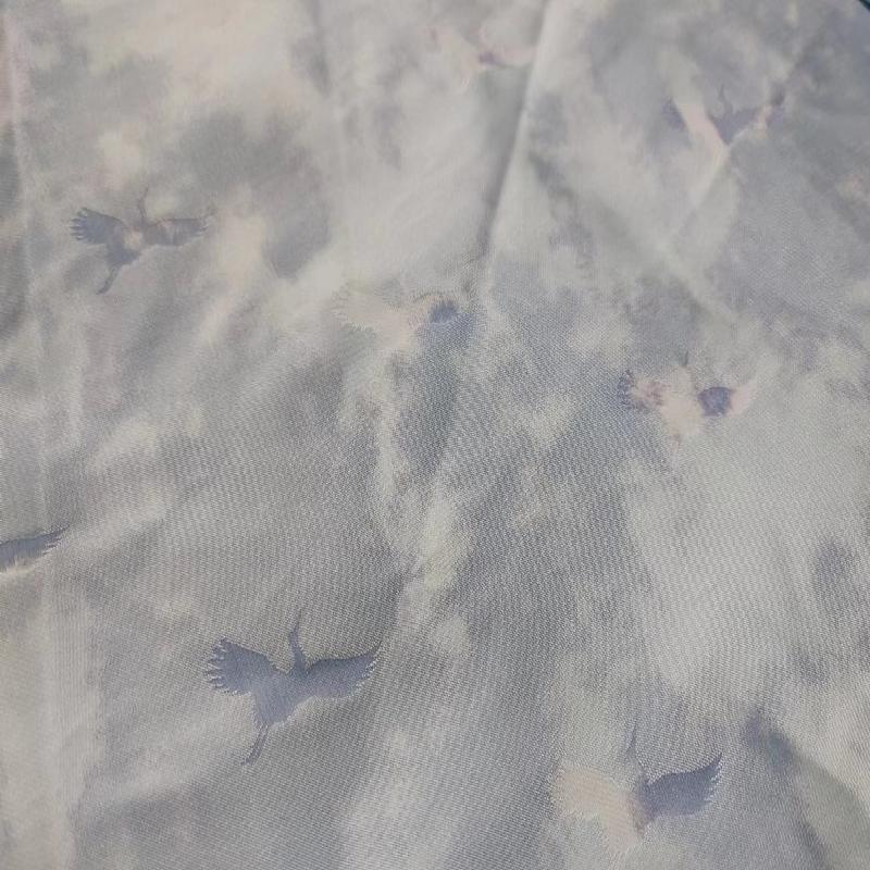 New high-end printed jacquard fabric