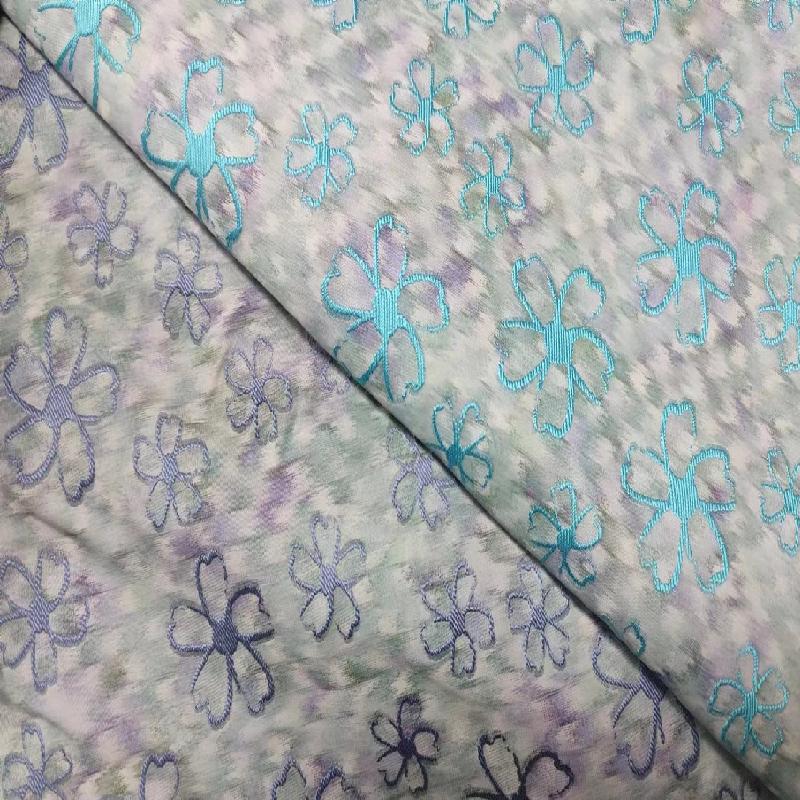 New high-end printed jacquard fabric
