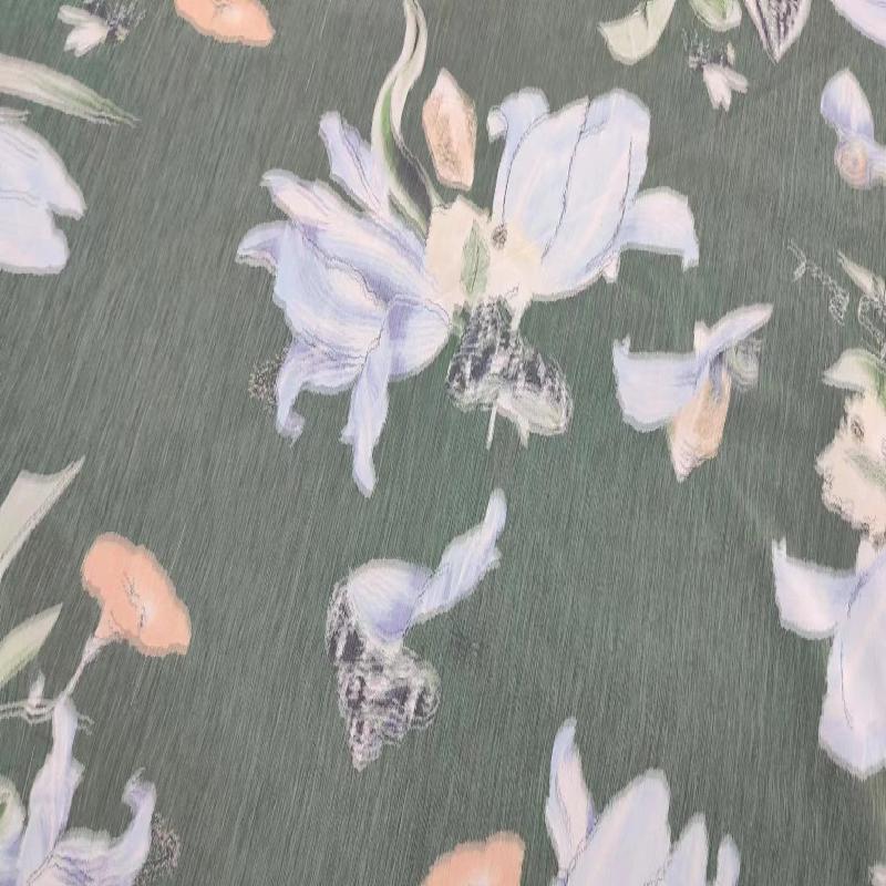 New warp printed fabric
