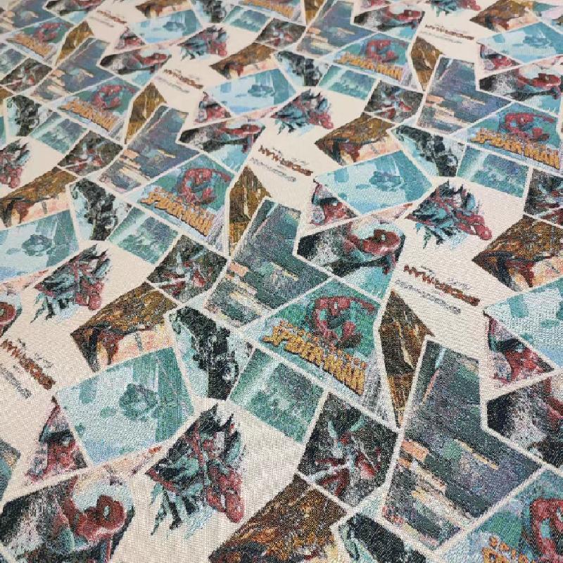 High density multi warp high-end jacquard fabric