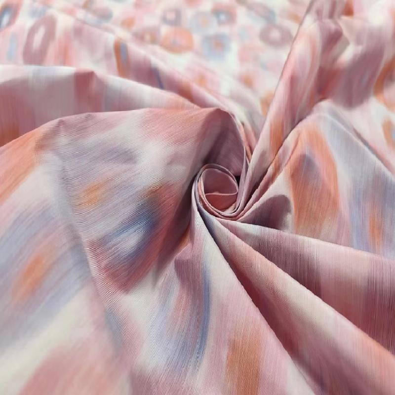 New warp printed fabric