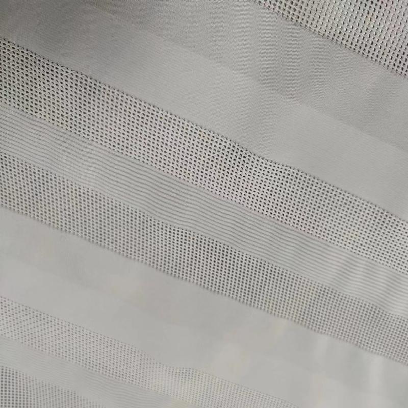 High end thin perforated jacquard fabric
