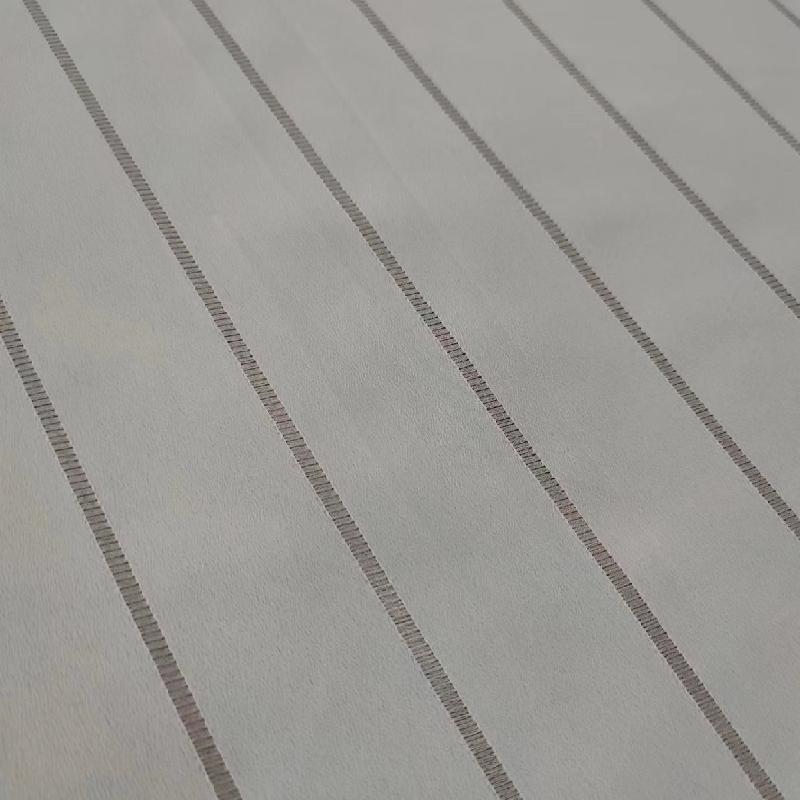 High end thin perforated jacquard fabric