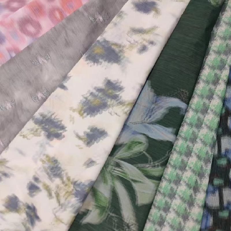 New warp printed fabric