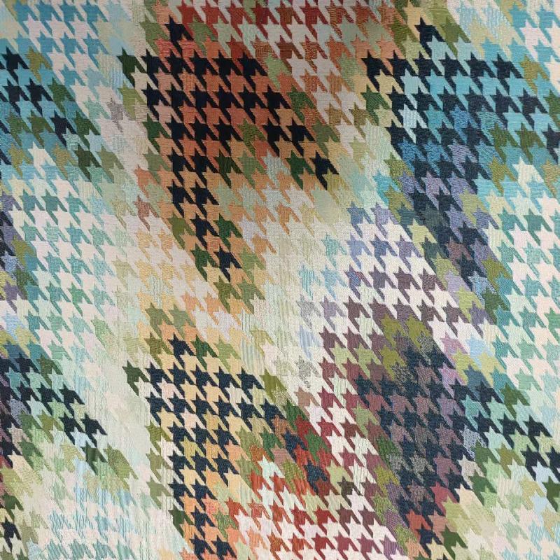 High density multi warp high-end jacquard fabric