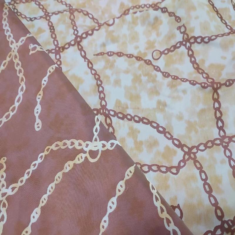 New high-end printed jacquard fabric