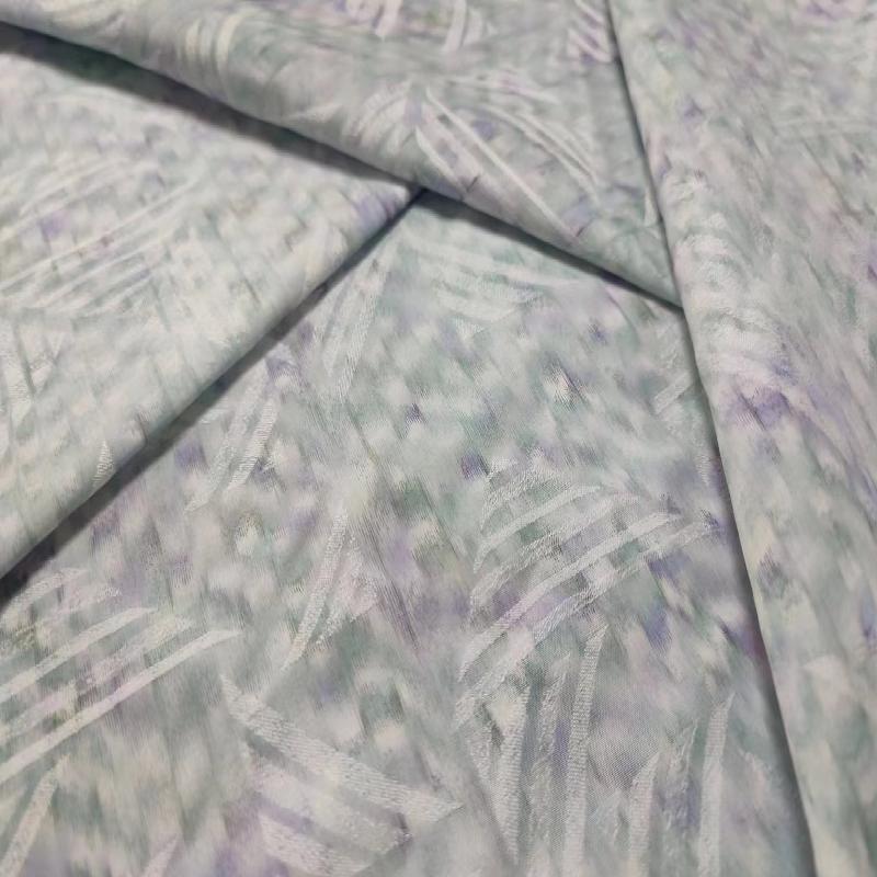 New high-end printed jacquard fabric