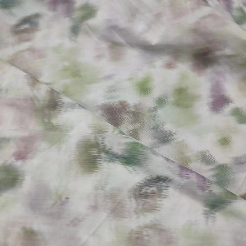New high-end printed jacquard fabric