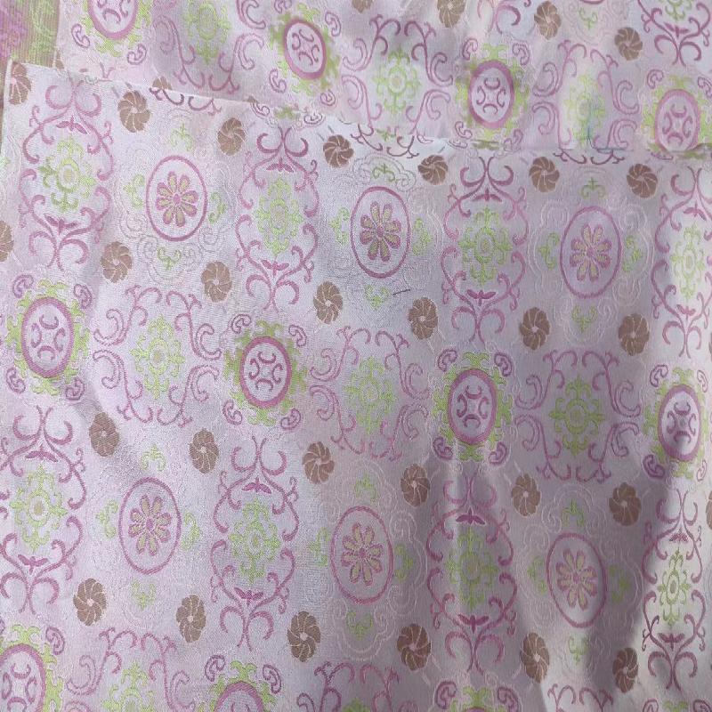 High end silk national style jacquard fabric