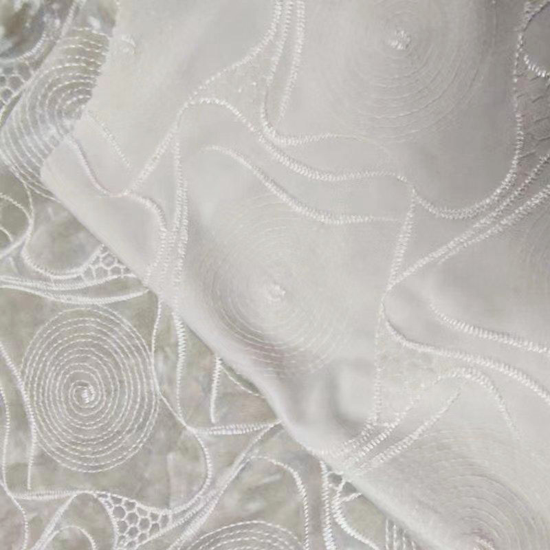 2024 new fabrics Velvet jacquard embroidered fabric