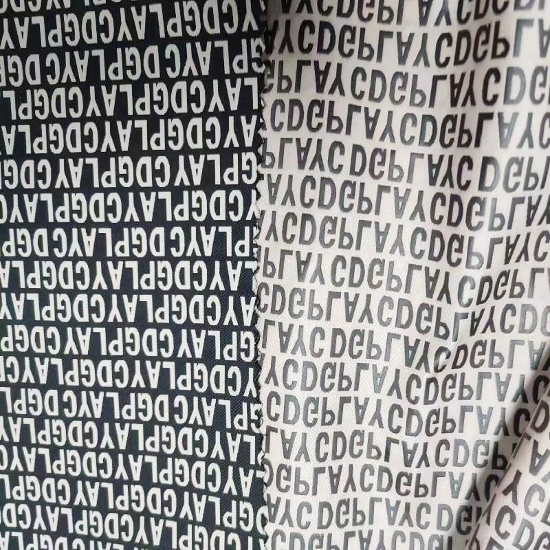 2024 new fabrics Letter jacquard fabric