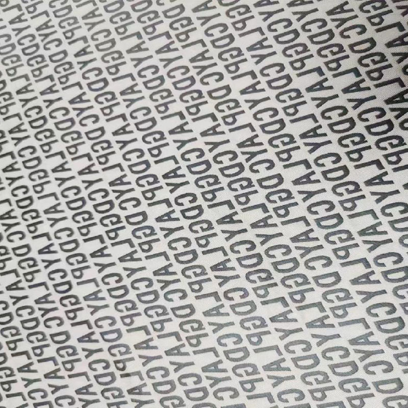 2024 new fabrics Letter jacquard fabric