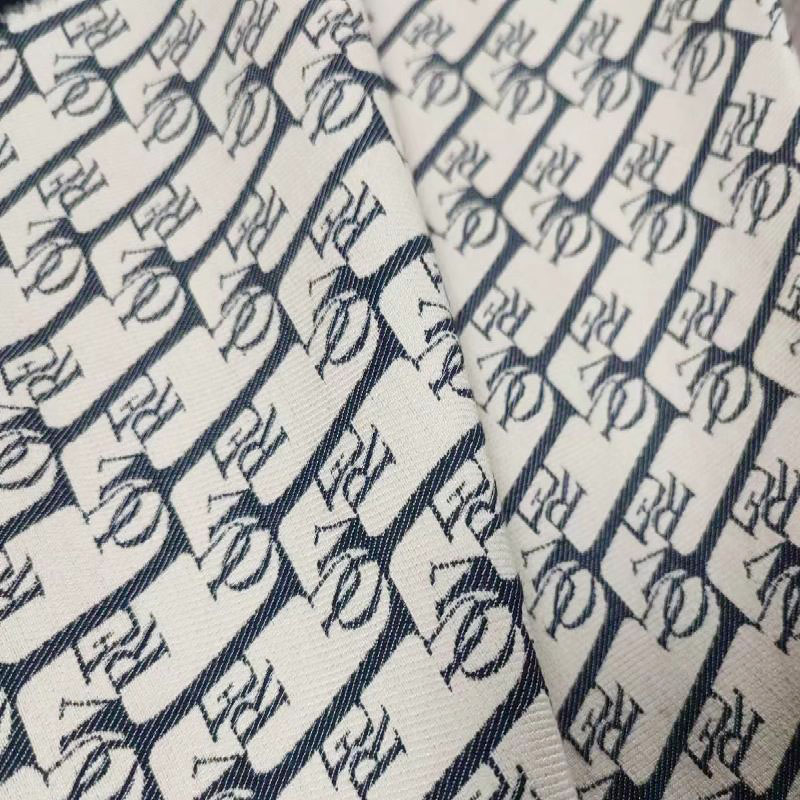 2024 new fabrics Letter jacquard fabric