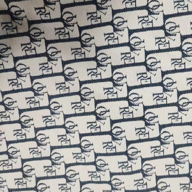 2024 new fabrics Letter jacquard fabric