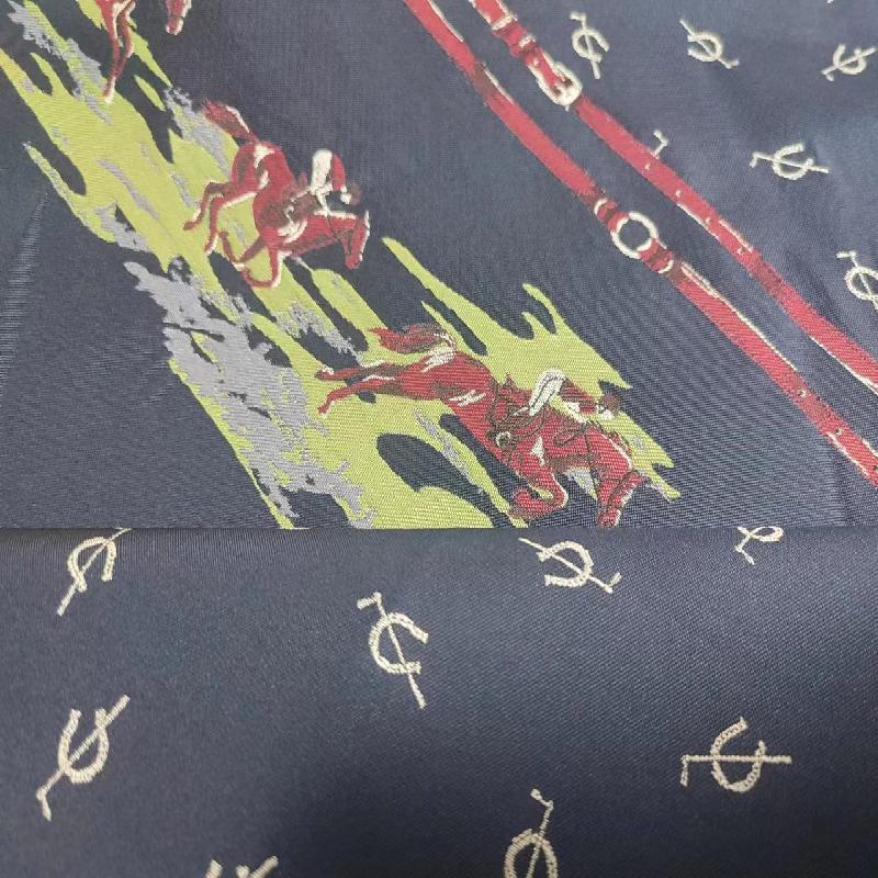 2024 new fabrics High-Density Single-Flower Jacquard Fabric