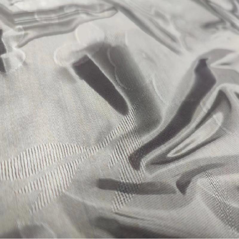 High end ink Chinese style jacquard fabric
