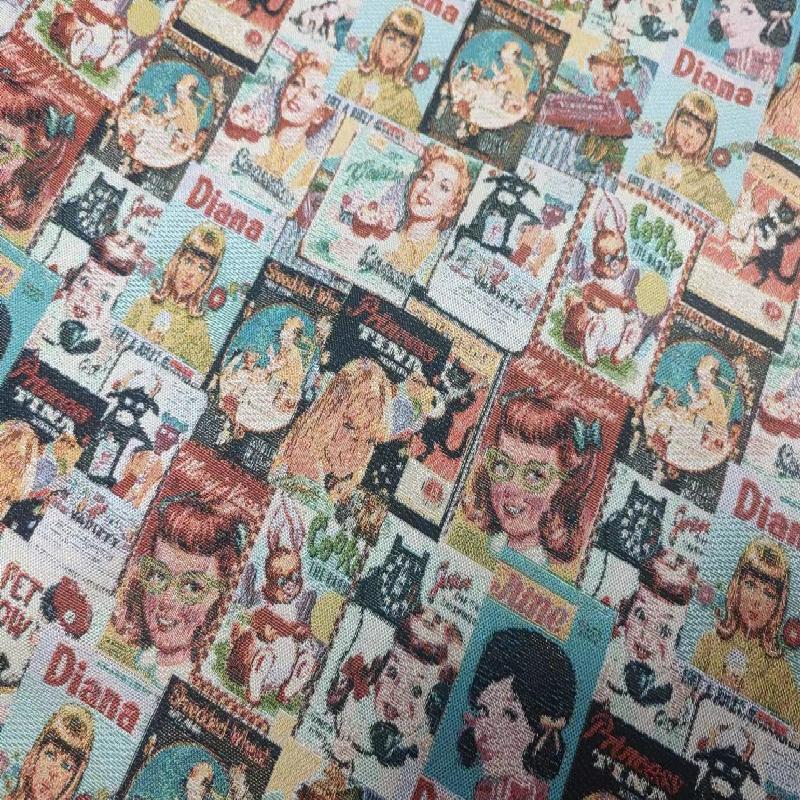 High density multi warp high-end jacquard fabric