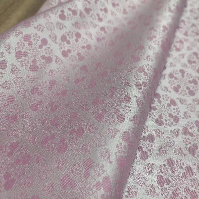 High end silk national style jacquard fabric