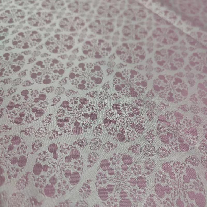 High end silk national style jacquard fabric