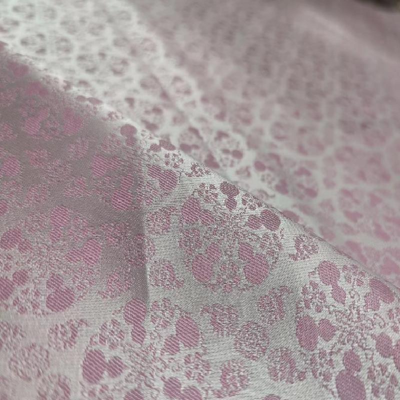 High end silk national style jacquard fabric