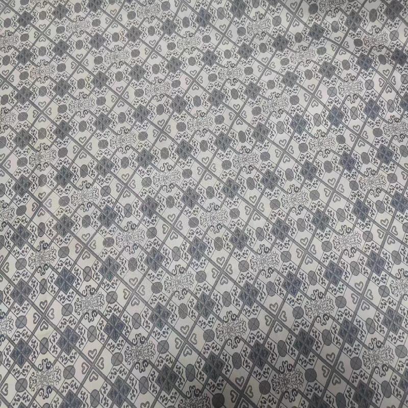 High end silk national style jacquard fabric