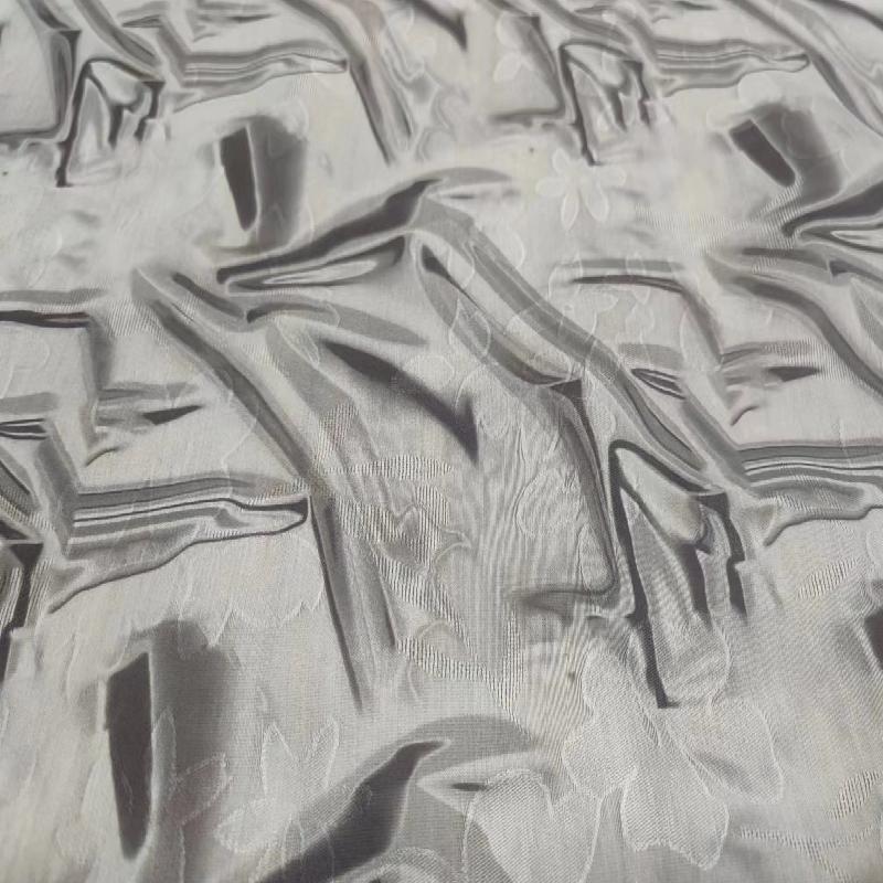 High end ink Chinese style jacquard fabric