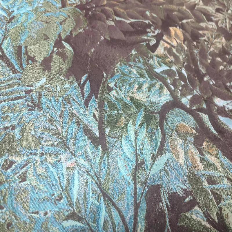 2024 new fabrics High-Density Single-Flower Jacquard Fabric