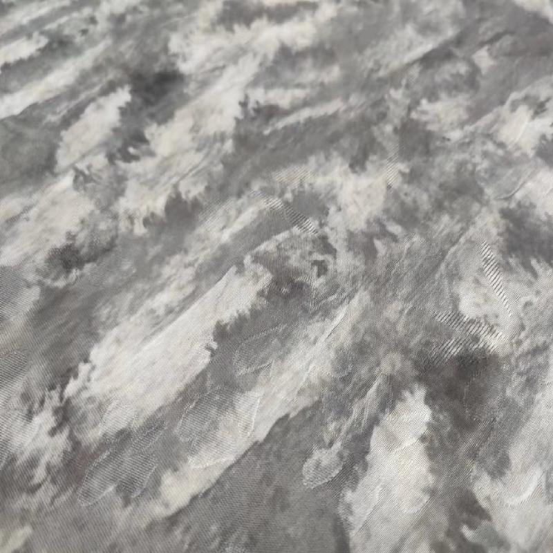 High end ink Chinese style jacquard fabric